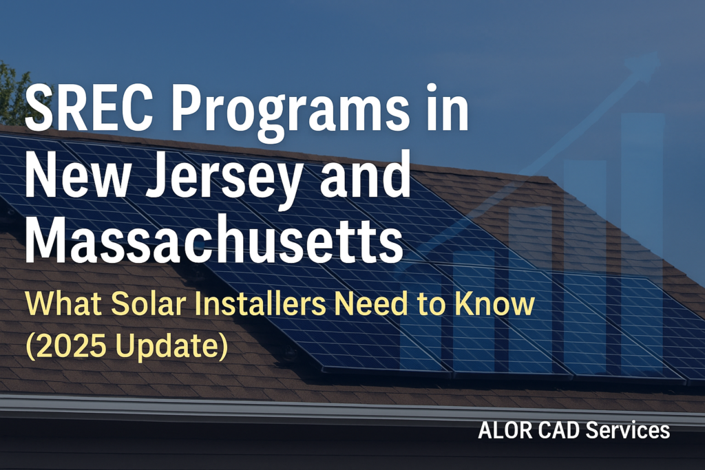 SREC programs in New Jersey and Massachusetts visual overview for 2025 solar incentives