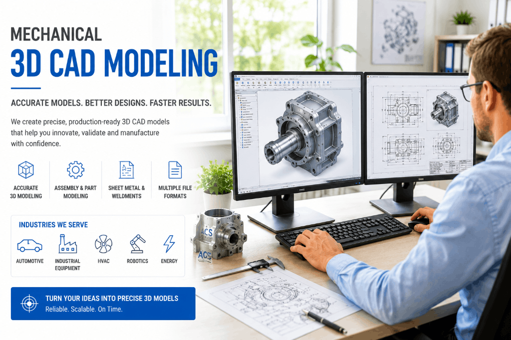 Mechanical 3d cad Modeling Services 1 Mechanical 3d cad Modeling Services 1